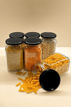 کوزه شیشه ای مشکی شیشه Sarkap - کد 899293425