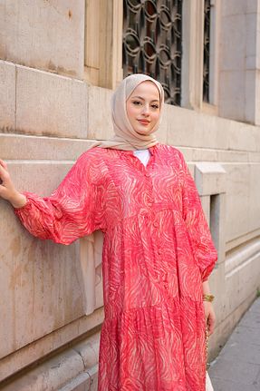 لباس قرمز زنانه بافتنی LOCCO - کد 938464585