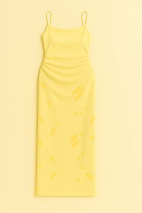 لباس زرد زنانه بافتنی YONEZ MODA - کد 938471486