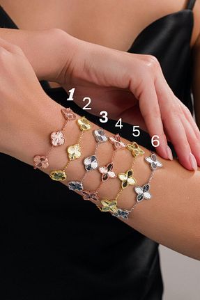 دستبند نقره رنگی زنانه 925 عیار Tmt Silver - کد 938456616