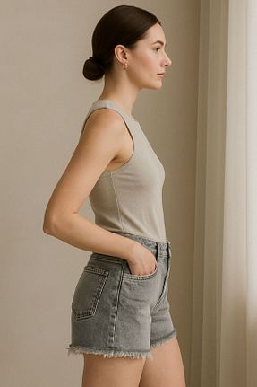 شلوارک و برمودا رنگی زنانه فاق بلند ELONİ - کد 938464953