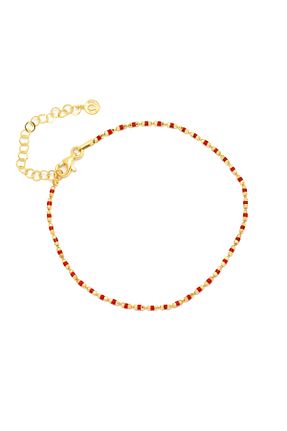 دستبند نقره زرد زنانه 925 عیار Own Jewelry - کد 893601564