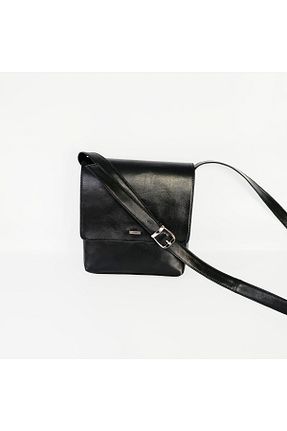 کیف پستچی مشکی زنانه چرم خالص LEATHERSU - کد 877128572