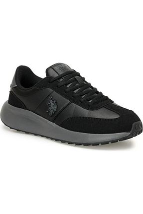 کفش اسنیکر مشکی زنانه بند دار U.S. Polo Assn. - کد 768533477