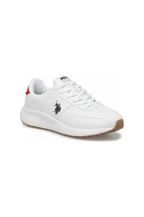 کفش اسنیکر سفید مردانه بند دار U.S. Polo Assn. - کد 759866403