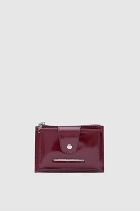 جا کارتی زرشکی زنانه ابعاد کوچک OLLBAG - کد 938500480