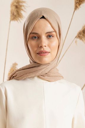 شال بژ زنانه پلی استر Javel - کد 938512693