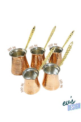 قهوه جوش قهوه ای مس Desing - کد 938542256