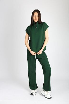 ست گرمکن خاکی زنانه پنبه ای PRADIER - کد 936475482