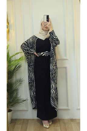 لباس حجاب سفید زنانه رگولار Tebrikler tekstil - کد 938572059