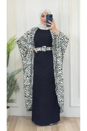 لباس حجاب سفید زنانه رگولار Tebrikler tekstil - کد 938572066