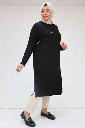 تونیک سایز بزرگ رنگی زنانه بافتنی Eslina - کد 938579599