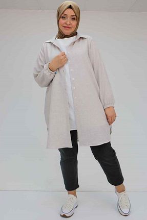 تونیک سایز بزرگ رنگی زنانه بافتنی Eslina - کد 938579578