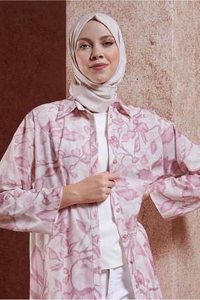 شال بژ زنانه پلی استر Alvina - کد 855461508