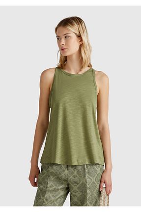 تیشرت سبز زنانه رگولار United Colors of Benetton - کد 938620085