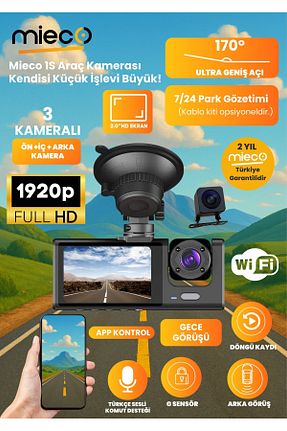 دوربین داخلی خودرو Wi-Fi Mieco - کد 936660682