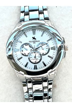 ساعت مچی طوسی مردانه 41-46 میلی متر Clup Polo - کد 857012648