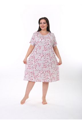 لباس شب سایز بزرگ صورتی زنانه بامبو Etoile - کد 938901456