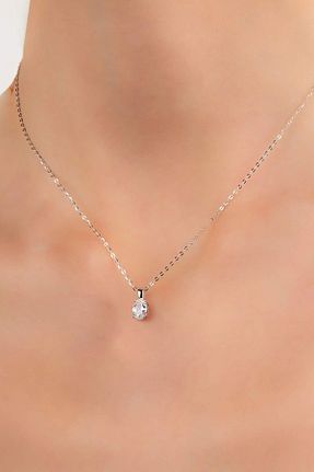 گردنبند نقره سفید زنانه 925 عیار So Chic - کد 97805755
