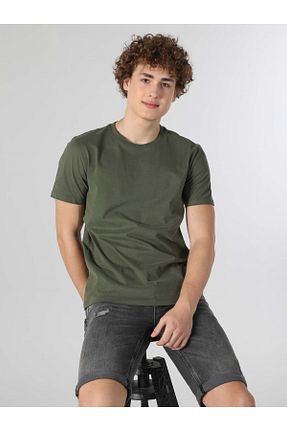تیشرت خاکی مردانه رگولار Colin’s - کد 938653197