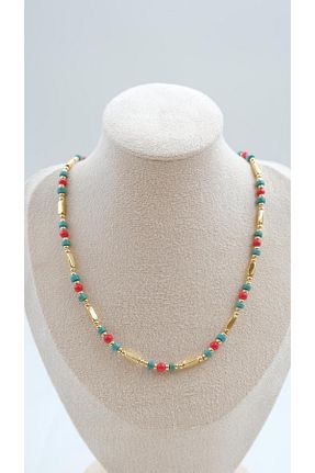 گردنبند جواهر رنگی زنانه منجق Jerie - کد 938653915