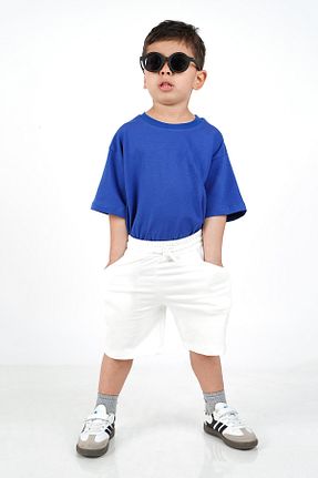 شلوارک و برمودا سفید بچه گانه رگولار c.c.l. coccolin kids baby clup - کد 899817282