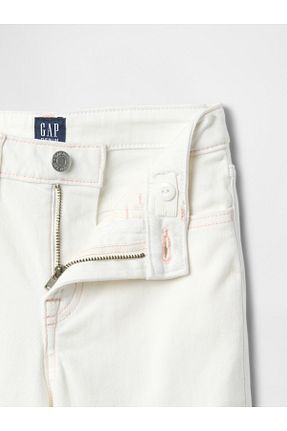 شلوار جین سفید بچه گانه پاچه اسپانیولی GAP - کد 927551314