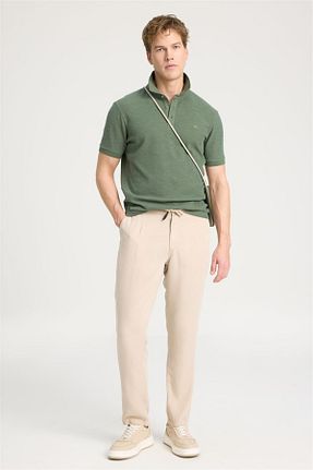 پولوشرت خاکی مردانه پارچه Wrangler - کد 665121412