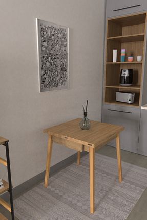میز آشپزخانه صورتی MDF VİLİNZE - کد 885968267