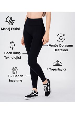 ساق شلواری اسپرت مشکی زنانه بلند tootechin - کد 900649436