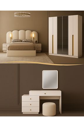 ست اتاق خواب بژ 6 inegölmobilyası - کد 739844024