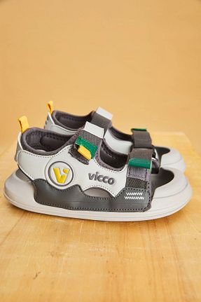 صندل طوسی بچه گانه پاشنه کوتاه (1 - 4 سانتی متر) Vicco - کد 939008499