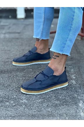 کفش کژوال سرمه ای مردانه پاشنه کوتاه (1 - 4 سانتی متر) Byshoes - کد 938762214