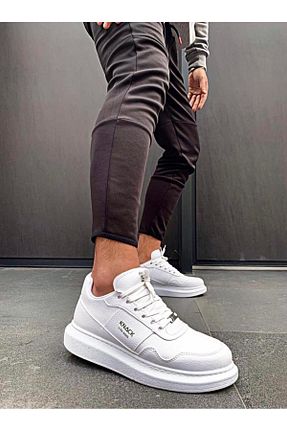 کفش کژوال سفید مردانه چرم مصنوعی Byshoes - کد 938771021