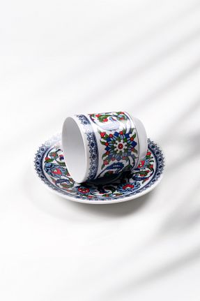 فنجان قهوه طوسی 6 نفره Güral Porselen - کد 4360594