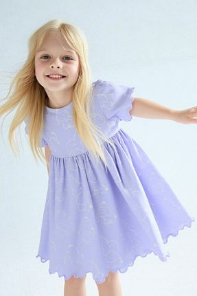 لباس بنفش بچه گانه بافتنی Kyron - کد 932860436