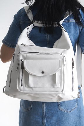 کیف دوشی سفید زنانه چرم مصنوعی Solo Bag - کد 938838935