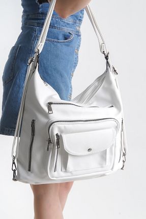 کیف دوشی سفید زنانه چرم مصنوعی Solo Bag - کد 938838935