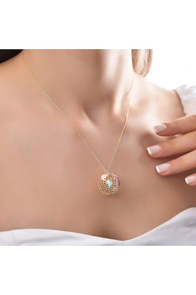 گردنبند طلا زرد زنانه 14 عیار Ariş - کد 857198187