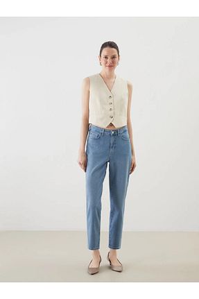 شلوار جین رنگی زنانه پاچه تنگ LC Waikiki - کد 938812487