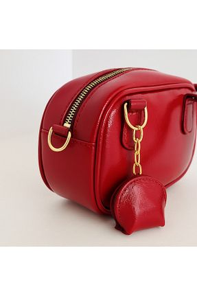 کیف دوشی زرشکی زنانه چرم مصنوعی MODA - کد 938155806