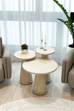 میز جلو مبلی نباتی چوب TALAŞTOZUM - کد 920782507