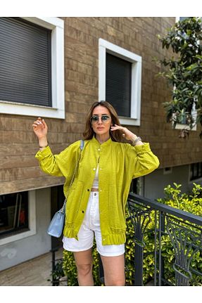 کت سبز زنانه اورسایز EGZOTİK ASORTİK - کد 738538611