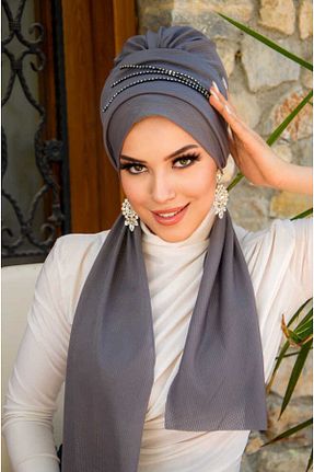 کلاه شنای حجاب رنگی زنانه Aişe Tesettür - کد 938849214