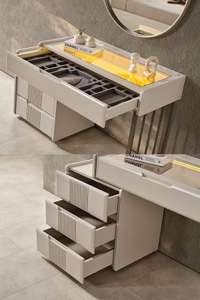 آینه کنسول بژ Suntalam Eymense - کد 938848581