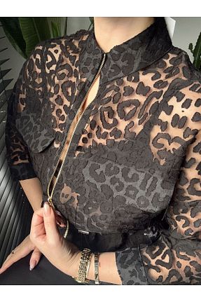 کت مشکی زنانه گشاد QİMYA BUTİK - کد 871376626