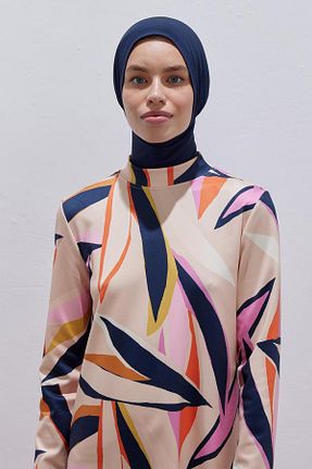 مایو حجاب سرمه ای زنانه ساده KB STUDIO - کد 835691676