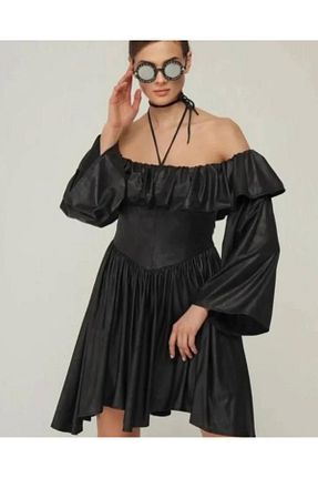 لباس مشکی زنانه بافتنی NİLMARK - کد 938844028