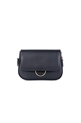 کیف دوشی مشکی زنانه چرم مصنوعی Manca - کد 938862838