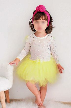 بادی و سرهمی نوزادی زرد بچه گانه بافت MASENKIDS - کد 937700355